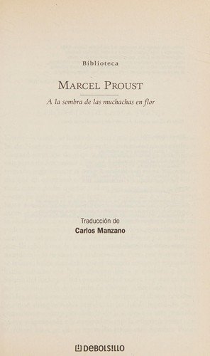 A la sombra de las muchachas en flor