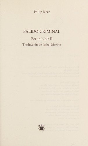 Pálido criminal