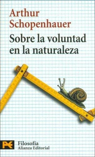 Sobre la voluntad en la naturaleza